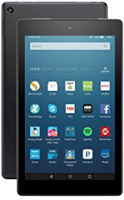 Fire HD 8 Tablet with Alexa, 8" HD Display, 16 GB, Black - with Special Offers